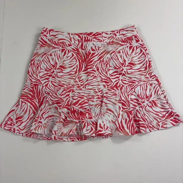 Tommy Bahama Skort Womens XS Red IslandZone Tropical Print Built-In Shorts Golf - Image 3