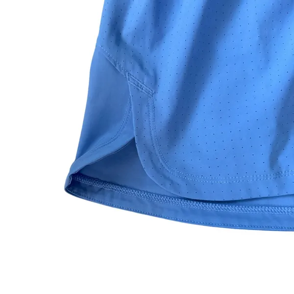 adidas women's L ClimaCool Racer Pacer 3" inseam training shorts blue fusion - Image 3