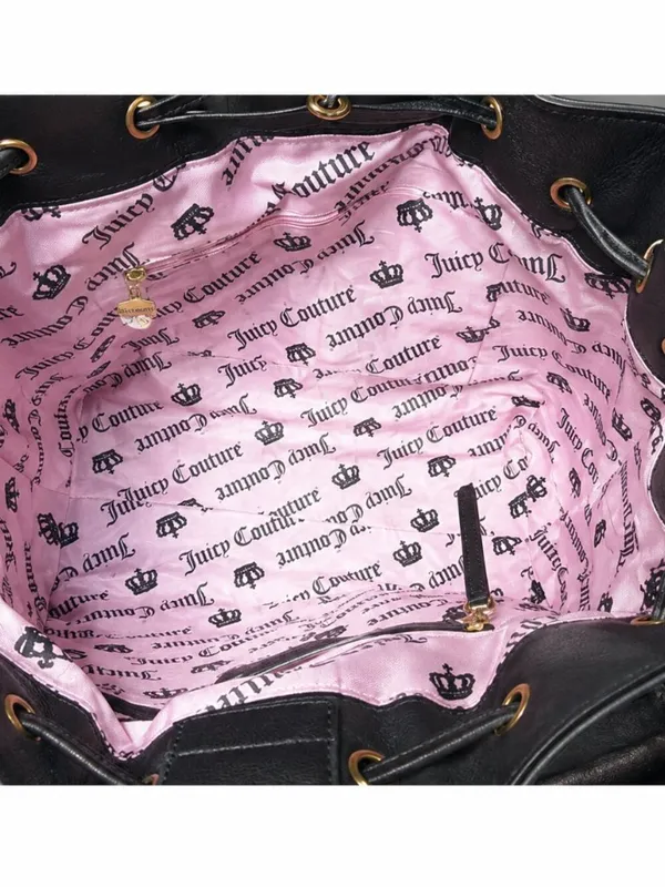 Juicy Couture Daydreamer Tote Angel Pink Brown Y2K Shoulder Bag NWT - Image 4