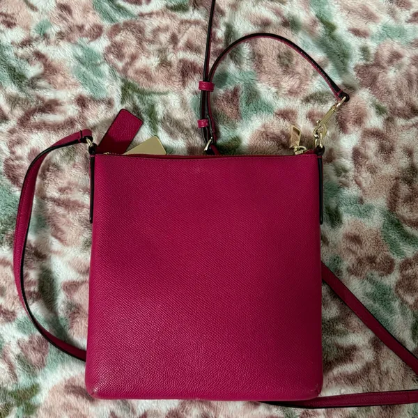 Dark Pink Coach Bag - Image 2