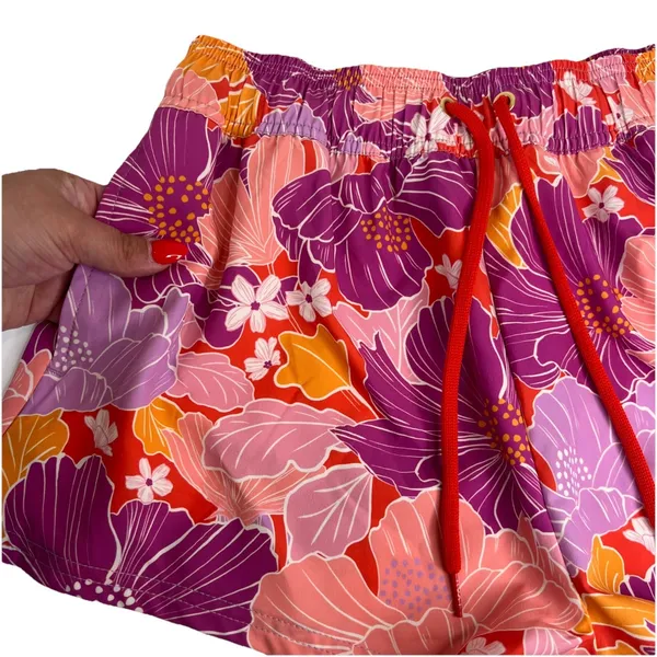 Roxy Bell Bottom Blooms No Bad Waves‎ Board Shorts Womens Small Floral NWT - Image 6