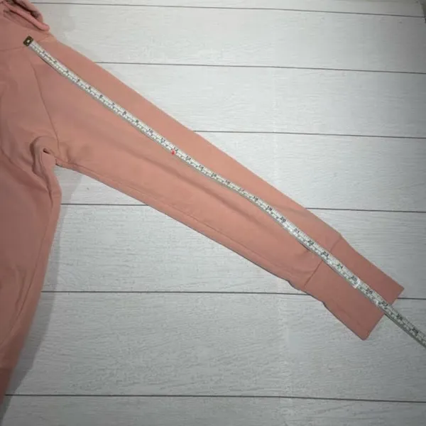 Mazine Marla Hoodie Pink Pullover Embroidered Logo S NWT - Image 8