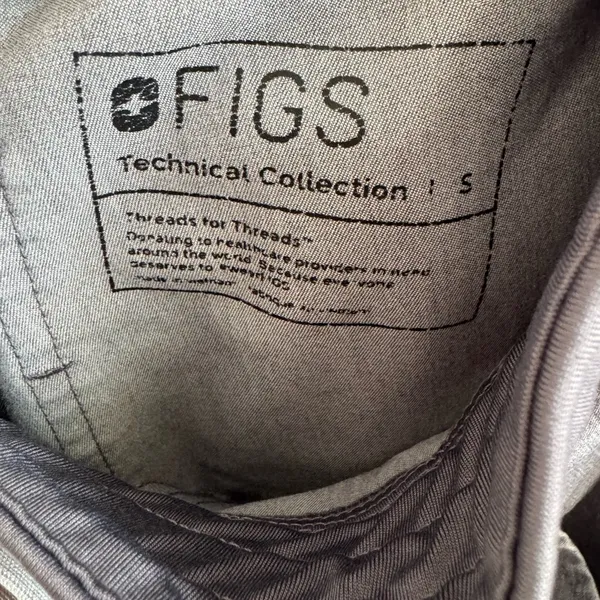 FIGS tactical collection size small heathers grey Jogger scrubs Pants no flaws - Image 5