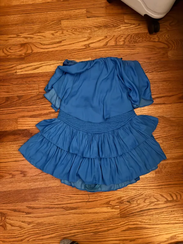Mustard Seed Blue Strapless Dress - Image 2