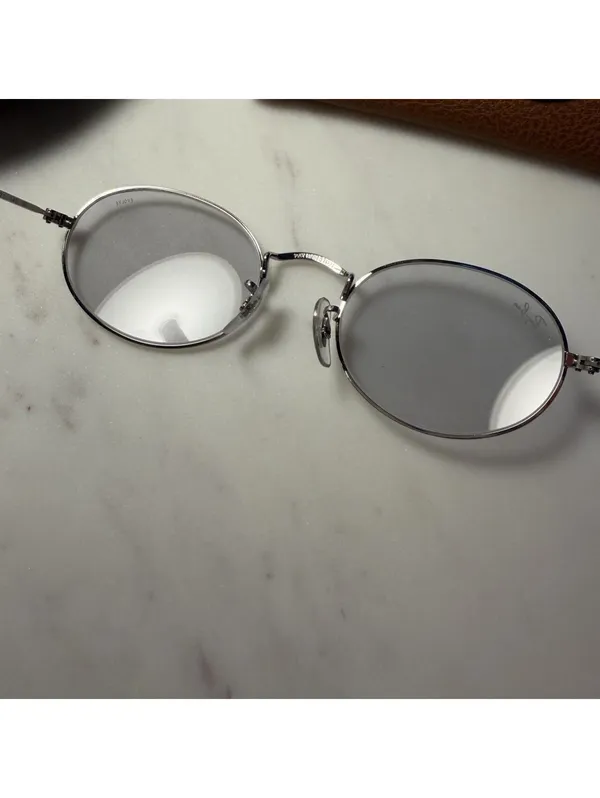 Ray Ban oval metal sunglasses - Image 4