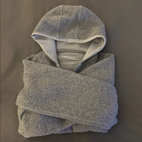 Outdoor Voices MegaFleece Snap Up Hoodie Sz S - Image 6