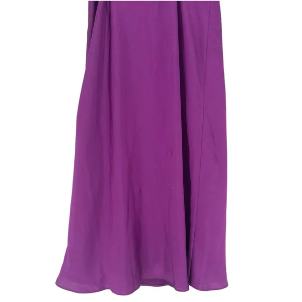 Aritzia Wilfred Bellow Satin Dress Size‎ 6 Cloudy Lilac GUC - Image 5