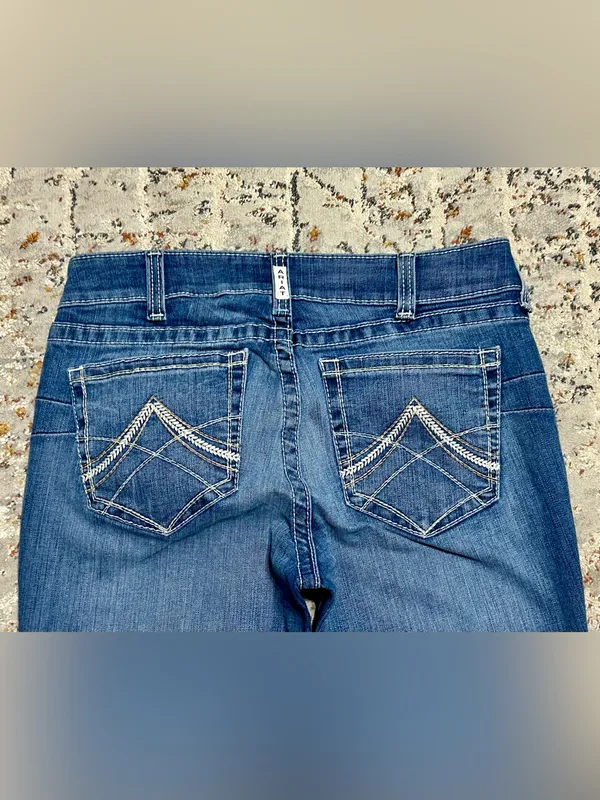 Ariat R.E.A.L. Straight leg Western Cowgirl Jeans size 31R - Image 12