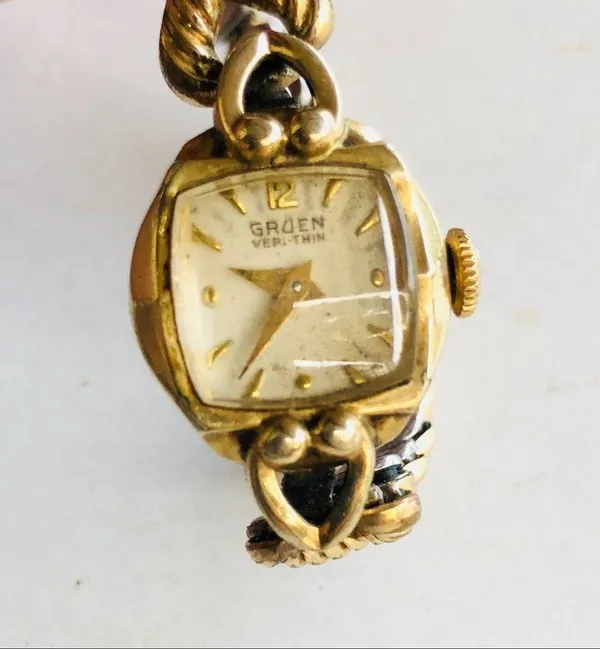 Vintage Gruen stretch watch - Image 3