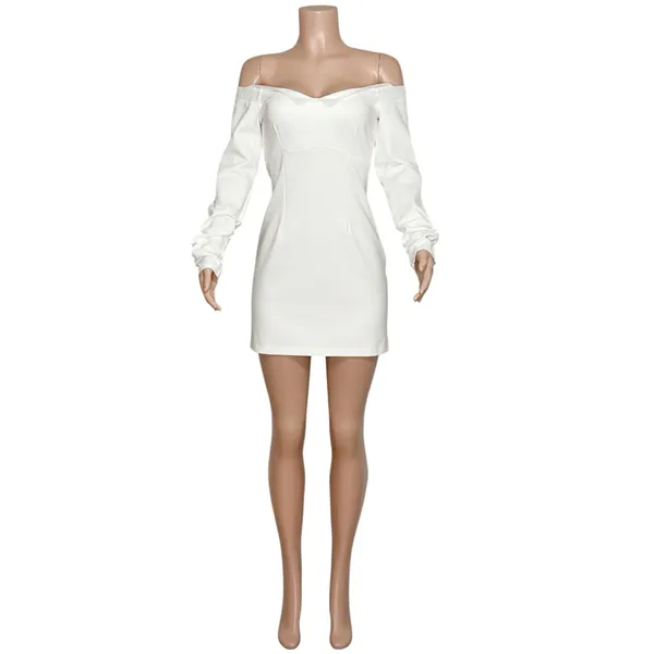 BHLDN Gianna Off The Shoulder Mini Dress, Ivory, Small - Image 10