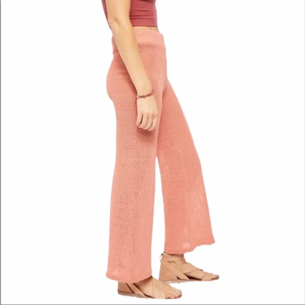 NWT Free People Summer Nights Wide-Leg Pants Semi Sheer - Image 4