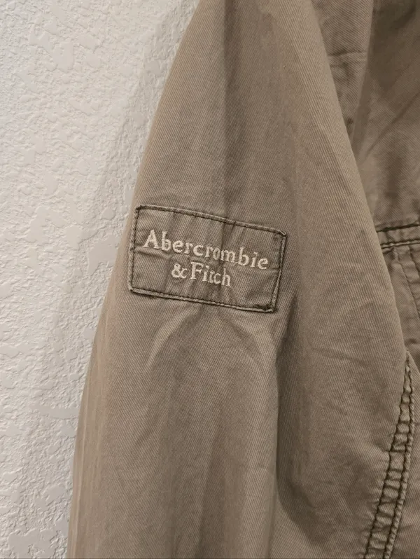 Abercrombie And Fitch utility style jacket green M - Image 8