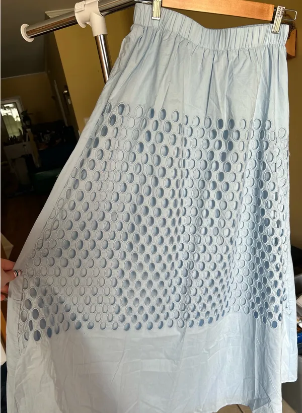 Baby Blue Lavalon Skirt - Image 2