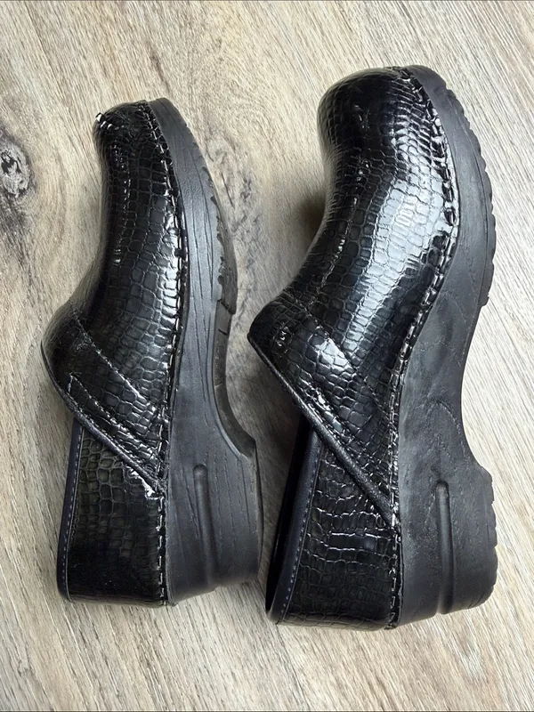Sanita “Snakeskin” Clogs Size 37 (US 6.5-7) - Image 10