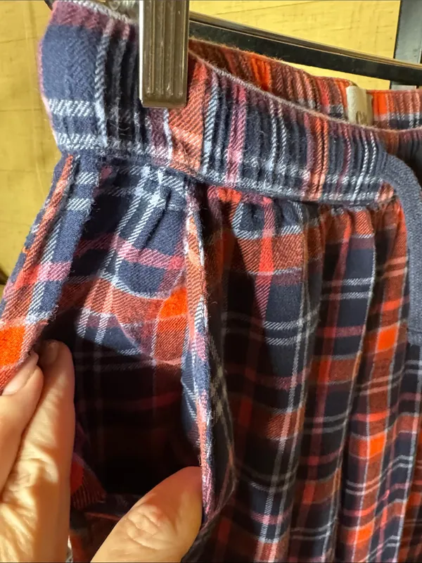 Pact Leighton Plaid Organic Cotton Flannel Pajama Set Size Small - Image 15
