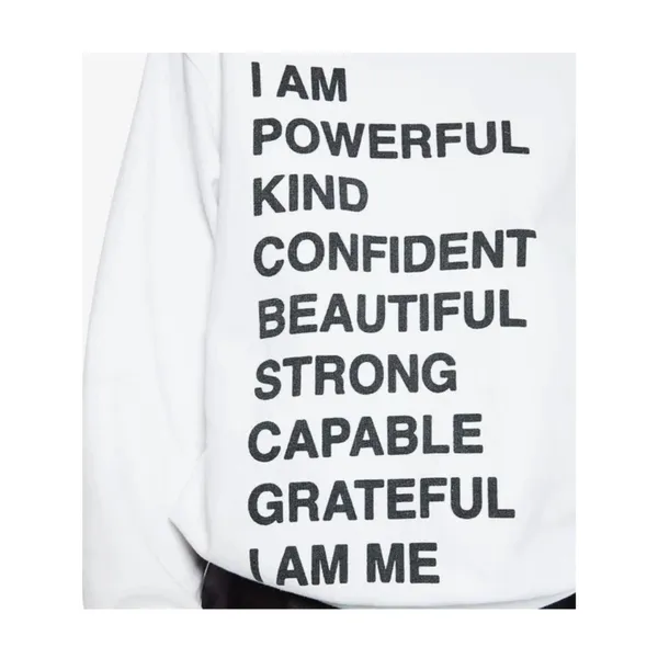 Anine Bing Empowerment Crewneck Sweatshirt - Image 3