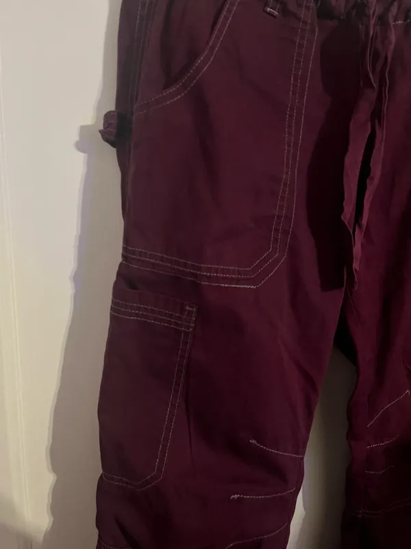 Kathy Peterson Pants Koi cargo s Red - Image 5