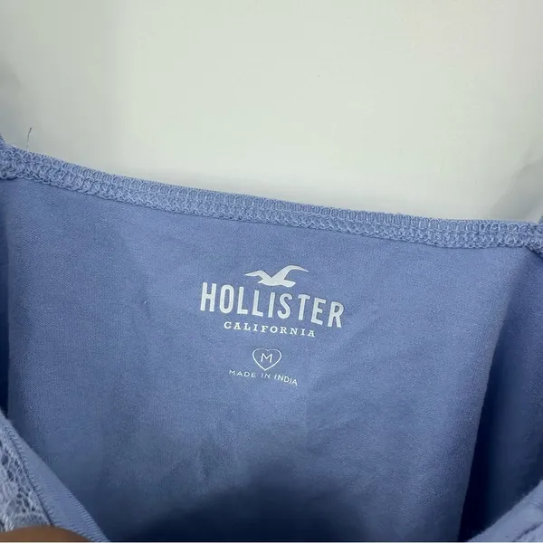 Hollister Blue Camisole Top Size Medium NWT - Image 4