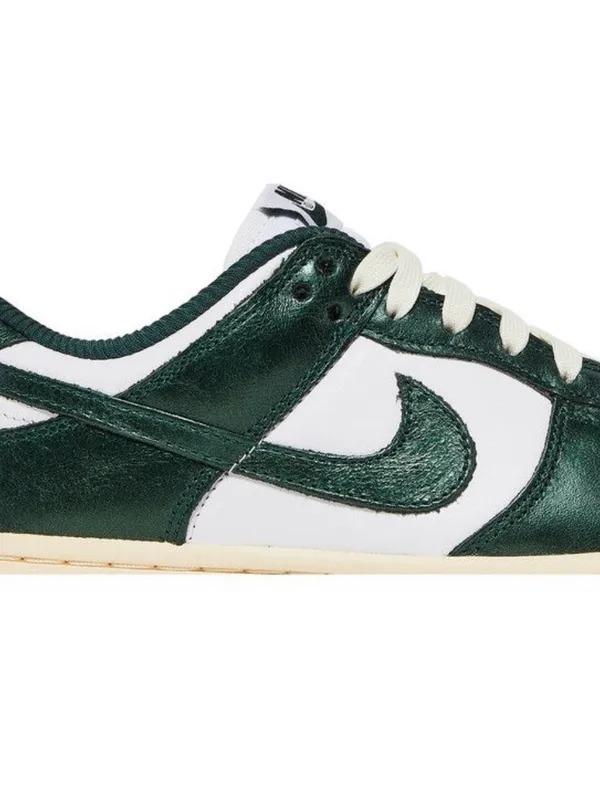 Nike Dunk Low Vintage Green White Pro Green Coconut Milk Sneakers Size 5 W - Image 3