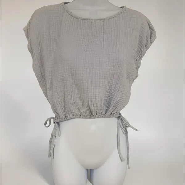 Sky Blue Women's Crop Top - Image 6