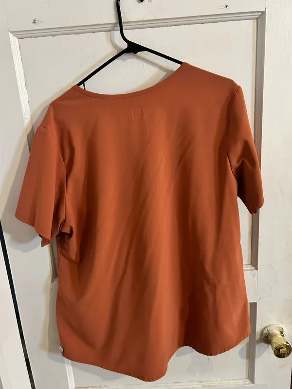 Renew Scrub WonderWink Set Orange Size XL - Image 2