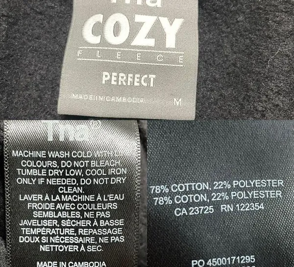TNA Womems Shorts Black Cozy Fleece Perfect Hi-Rise Sweat Short Size Medium - Image 8
