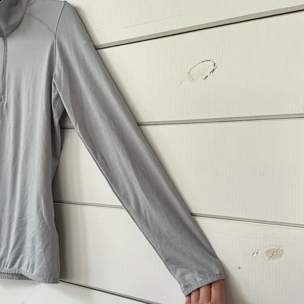 Nike Golf Women’s Dri-fit Quarter Zip Pullover Gray Medium - Image 8