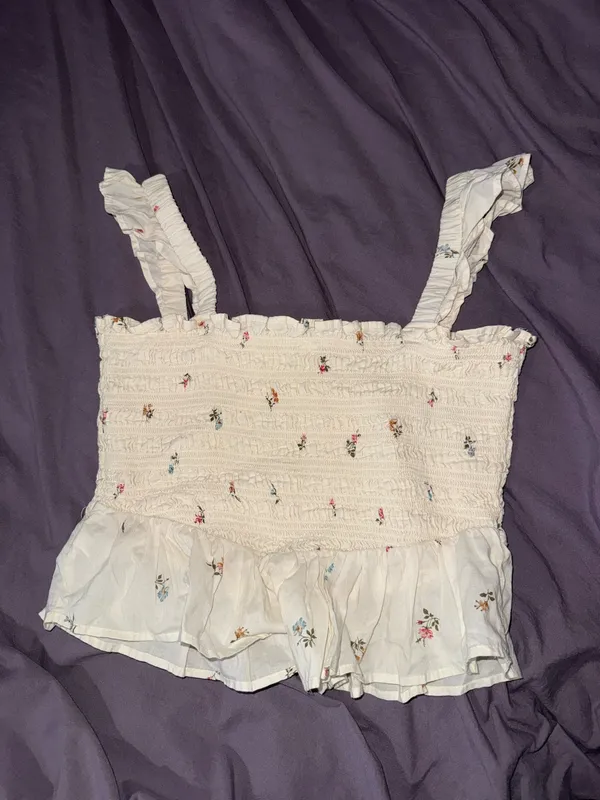 American Eagle Floral Tank Top - Image 2