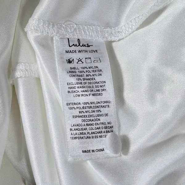 Lulus Laveau White Lace Bustier Backless Mermaid Maxi Dress Wedding Bridal Small - Image 7