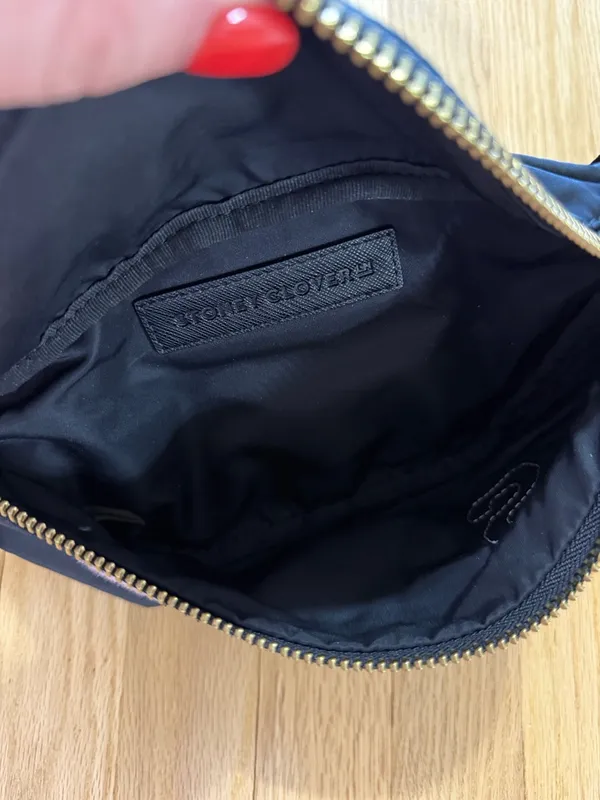 Stoney Clover Lane Black S Monogram Patch Fanny Pack - Image 7