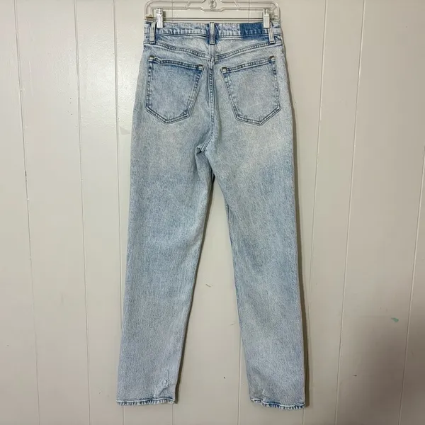 Abercrombie & Fitch 90s Straight Ultra High Rise Jeans Light Wash 28 6 - Image 6