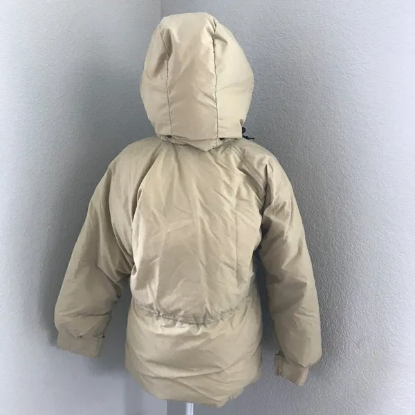 The North Face Women Medium Beige Ski Outdoor Hooded Snow Jacket - Image 3