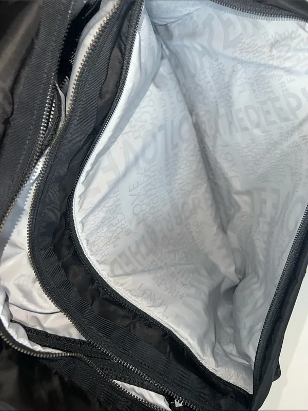 lululemon athletica Yoga Black Ruched Nylon Duffel Crossbody - Image 11