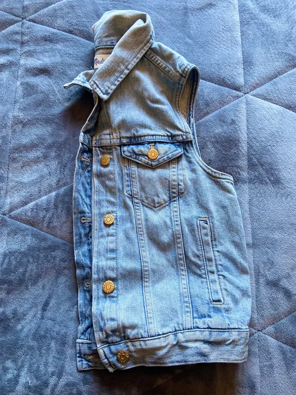 Madewell Blue Jean Vest - Image 6
