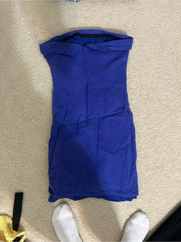 Hello Molly Strapless Royal Blue Mini Dress - Image 3