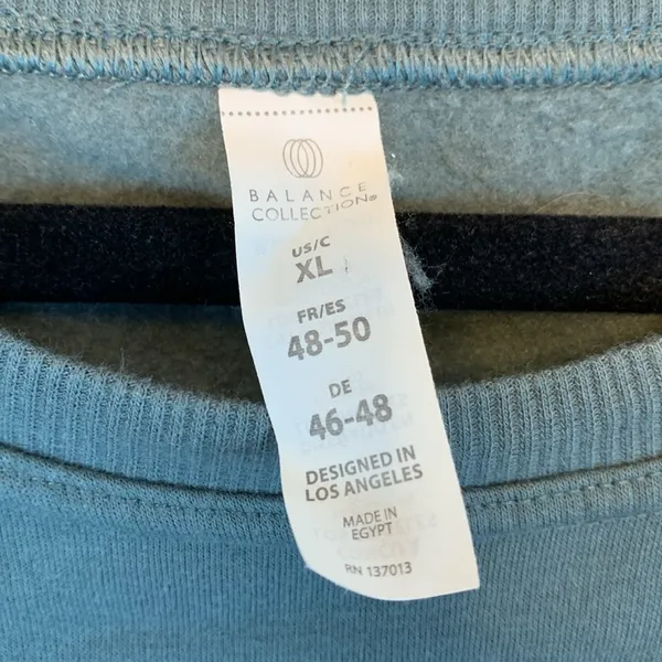 Balance Collection green sweatshirt sz XL comfy cozy winter fall preppy lounge - Image 2