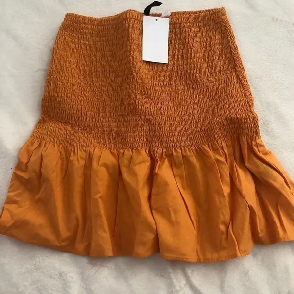 high waisted smock skirt - Image 4