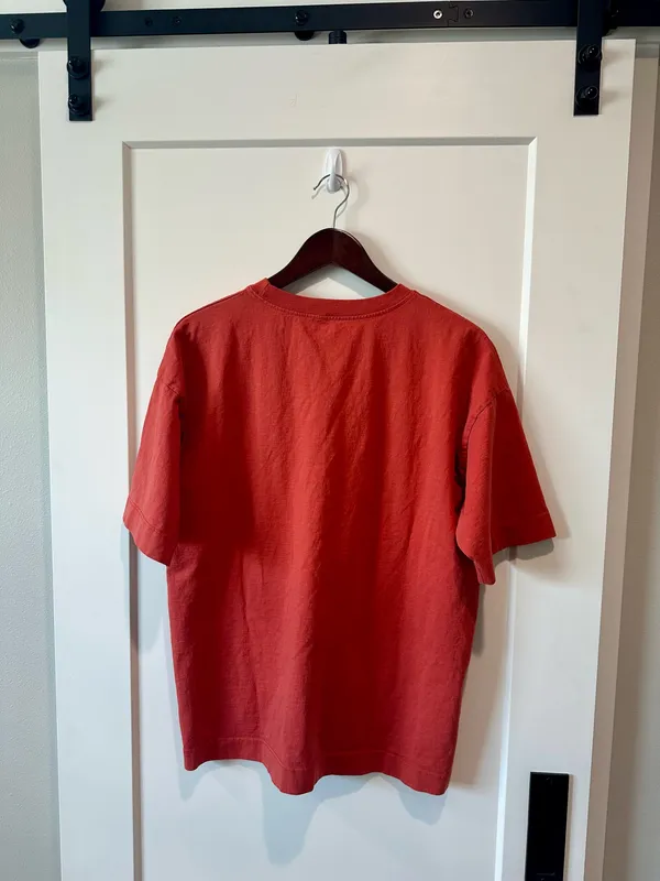 Free People Oversized Burnt Orange Tee T-Shirt Size Small Relaxed Boxy Fit - Image 2