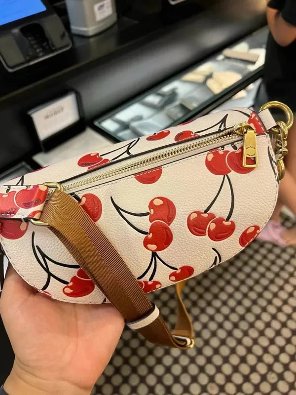 Coach Bethany Belt Bag With Cherry Print CB610 - Image 2