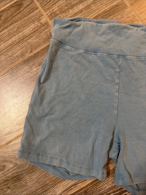 FP Movement Free People Dusty Blue Hot Shot High-Rise Bike Shorts size Small - Image 3