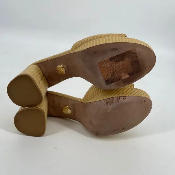 Veronica Beard DALI Woman's Woven Textured Platform Sandals‎ Size 7 Luxury - Image 8