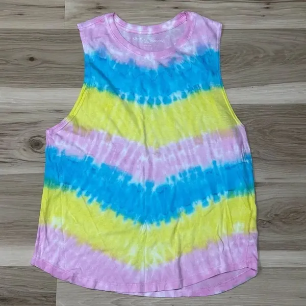 Spiritual Gangster Tie Dye Sleeveless Tank Top Women’s Medium - Image 2