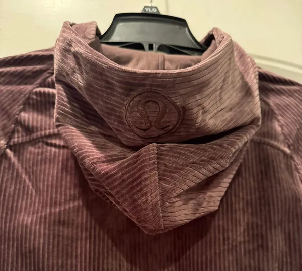 Lululemon Scuba Hoodie-Velvet Cord- Brown - Image 4