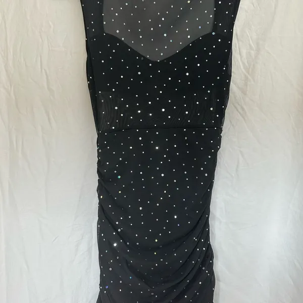 Black sparkly medium dress - Image 2