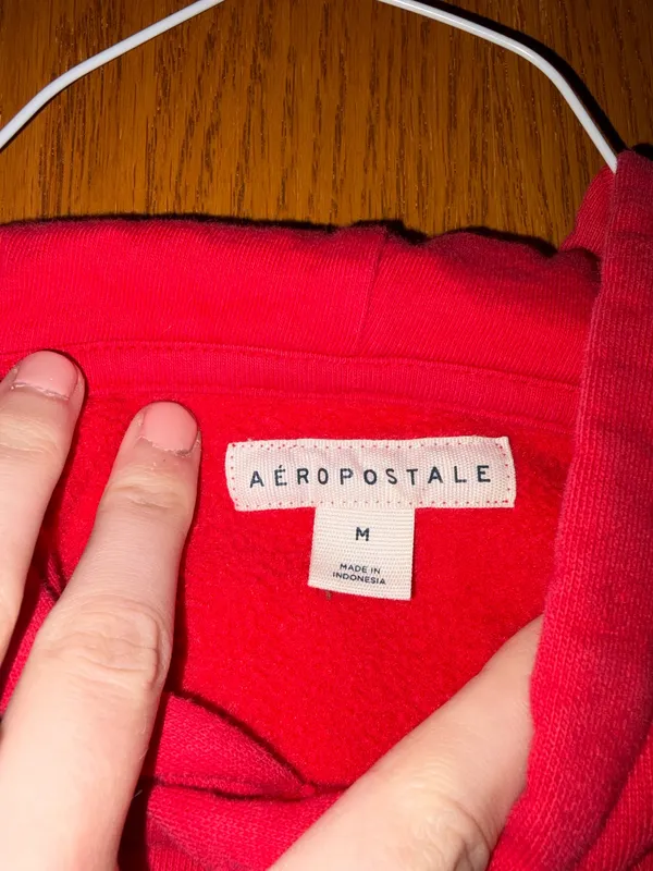 Aeropostale Red Hooded Sweat Set - Image 2