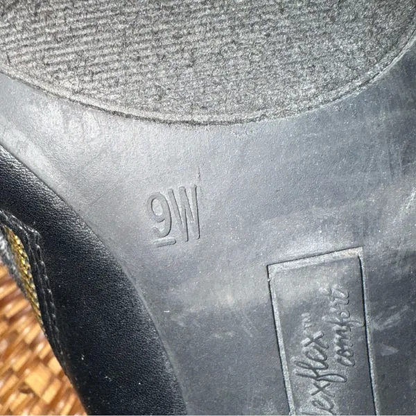 Dexflex Comfort Black Leather Shoes ankle boots heels 9W - Image 8