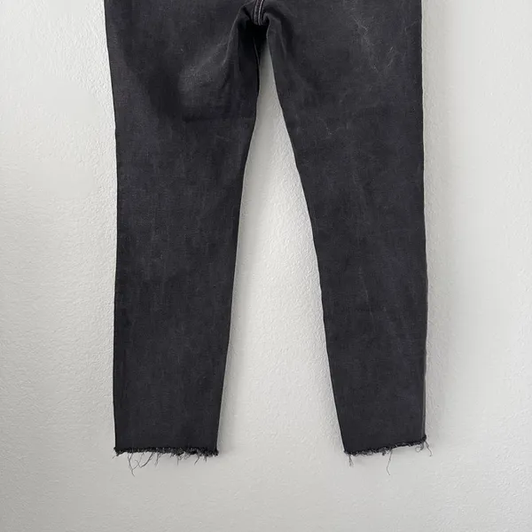 Free People Size (30) Woman's‎ Black Pant Distressed Skinny Jeans - Image 14