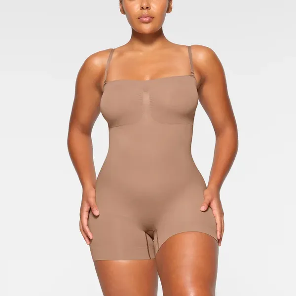 NWOT‎ SKIMS Strapless Sculpting Mid Thigh Bodysuit size 4X Sienna - Image 2