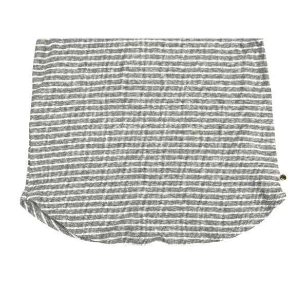 Y2K Abercrombie & Fitch Ribbed Henley Tank Top Size XS Gray Striped Preppy 90s - Image 6