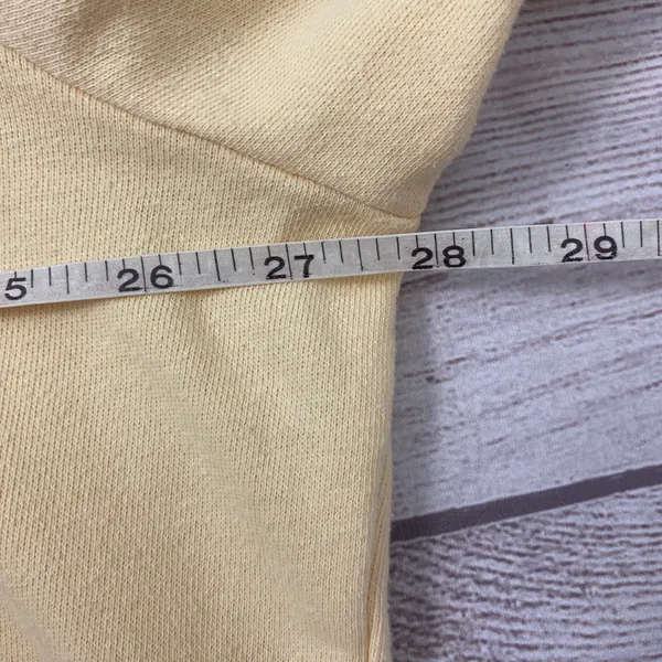 XLG Women Sweatshirt cotton blend Crewneck Longsleeve yellow - Image 9